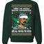 Snoop 'Twas The Nizzle Pot Leaf Weed Funny Ugly Christmas Sweater Unisex Crewneck Graphic Sweatshirt