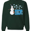 Snowman Dick Joke Wanna Kiss My Carrot Snowflakes Ugly Christmas Sweater Unisex Crewneck Graphic Sweatshirt