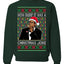 Chris Meme Award Show Wow Dude It Was A Christmas Joke Ugly Christmas Sweater Unisex Crewneck Graphic Sweatshirt