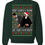 Will Slapping Chris Wife Joke Award Show Meme Parody Clean Ugly Christmas Sweater Unisex Crewneck Graphic Sweatshirt