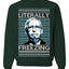 Literally Freezing McConnell Senator Ugly Christmas Sweater Unisex Crewneck Sweatshirt
