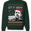 Hunter Let It Snow Biden Ugly Christmas Sweater Unisex Crewneck Sweatshirt