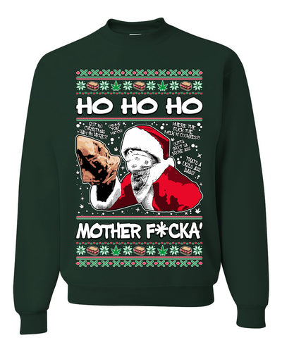Friday Hood Santa Ugly Christmas Sweater Unisex Crewneck Sweatshirt