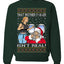 That Santa Mother F Isn't Real CLEAN Ugly Christmas Sweater Unisex Crewneck Sweatshirt
