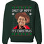 Shut Up Hippy It's Christmas Ugly Christmas Sweater Unisex Crewneck Sweatshirt