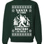 Santa Is Fake Bigfoot Is Real Ugly Christmas Sweater Unisex Crewneck Sweatshirt