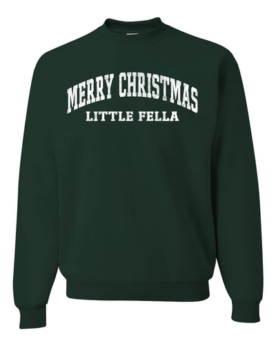 Vintage Movie Quote Merry Christmas Little Fella Christmas Unisex Crewneck Sweatshirt
