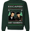 Escaped Bandits Classic Home Holiday Movie Ugly Christmas Sweater Unisex Crewneck Sweatshirt