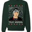 Peso Feliz Navidad Pluma Ugly Christmas Sweater Unisex Crewneck Sweatshirt