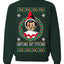 Snitches Get Stitches Meme Elf On A  Ugly Christmas Sweater Unisex Crewneck Sweatshirt