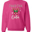 Candy Cane Cutie  Merry Christmas Unisex Crewneck Graphic Sweatshirt