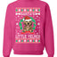 Santa's Little Yelper  Merry Ugly Christmas Sweater Unisex Crewneck Graphic Sweatshirt