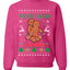 Tis' The Season To Be Naughty  Merry Ugly Christmas Sweater Unisex Crewneck Graphic Sweatshirt