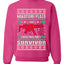 Nakatomi Plaza Christmas Party Survivor Merry Ugly Christmas Sweater Unisex Crewneck Graphic Sweatshirt