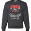 Free Sleigh Rides Warm Blankets & Hot Cocoa  Merry Christmas Unisex Crewneck Graphic Sweatshirt