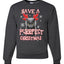 Have A Purrfect  Merry Christmas Unisex Crewneck Graphic Sweatshirt