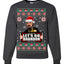 Let's Go Brandon Leo Laughing Meme  Merry Ugly Christmas Sweater Unisex Crewneck Graphic Sweatshirt