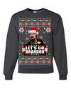 Let's Go Brandon Leo Laughing Meme  Merry Ugly Christmas Sweater Unisex Crewneck Graphic Sweatshirt