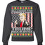All I Want For Christmas is Trump Back In Office  Merry Ugly Christmas Sweater Unisex Crewneck Graphic Sweatshirt