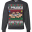 I Paused My Game To Be Here Merry Ugly Christmas Sweater Unisex Crewneck Graphic Sweatshirt