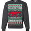 Nakatomi Plaza Christmas Party Survivor Merry Ugly Christmas Sweater Unisex Crewneck Graphic Sweatshirt