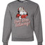 Santa Dont Stop Believing Merry Christmas Unisex Crewneck Graphic Sweatshirt