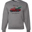 Merry Merry Christmas Red Pick up Truck Merry Christmas Unisex Crewneck Graphic Sweatshirt