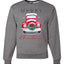 Merry Merry Christmas Red Car with Xmas Garland Merry Christmas Unisex Crewneck Graphic Sweatshirt