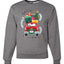 Merry and Bright Red Car Merry Christmas Unisex Crewneck Graphic Sweatshirt