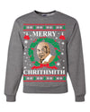 Merry Chrithmith Mike Tyson Merry Ugly Christmas Sweater Unisex Crewneck Graphic Sweatshirt
