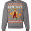 All I Want For Christmas Is To Reach Over 9000 Ugly Christmas Sweater Unisex Crewneck Graphic Sweatshirt