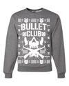 Bullet Club Wrestling Bone Soldier Merry Ugly Christmas Sweater Unisex Crewneck Graphic Sweatshirt