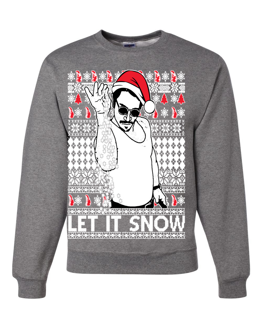 Salt Bae Christmas Ugly Christmas Sweater Unisex Crewneck Sweatshirt