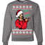 Funny Snoop Hos Hos Hos Christmas  Ugly Christmas Sweater Unisex Crewneck Graphic Sweatshirt