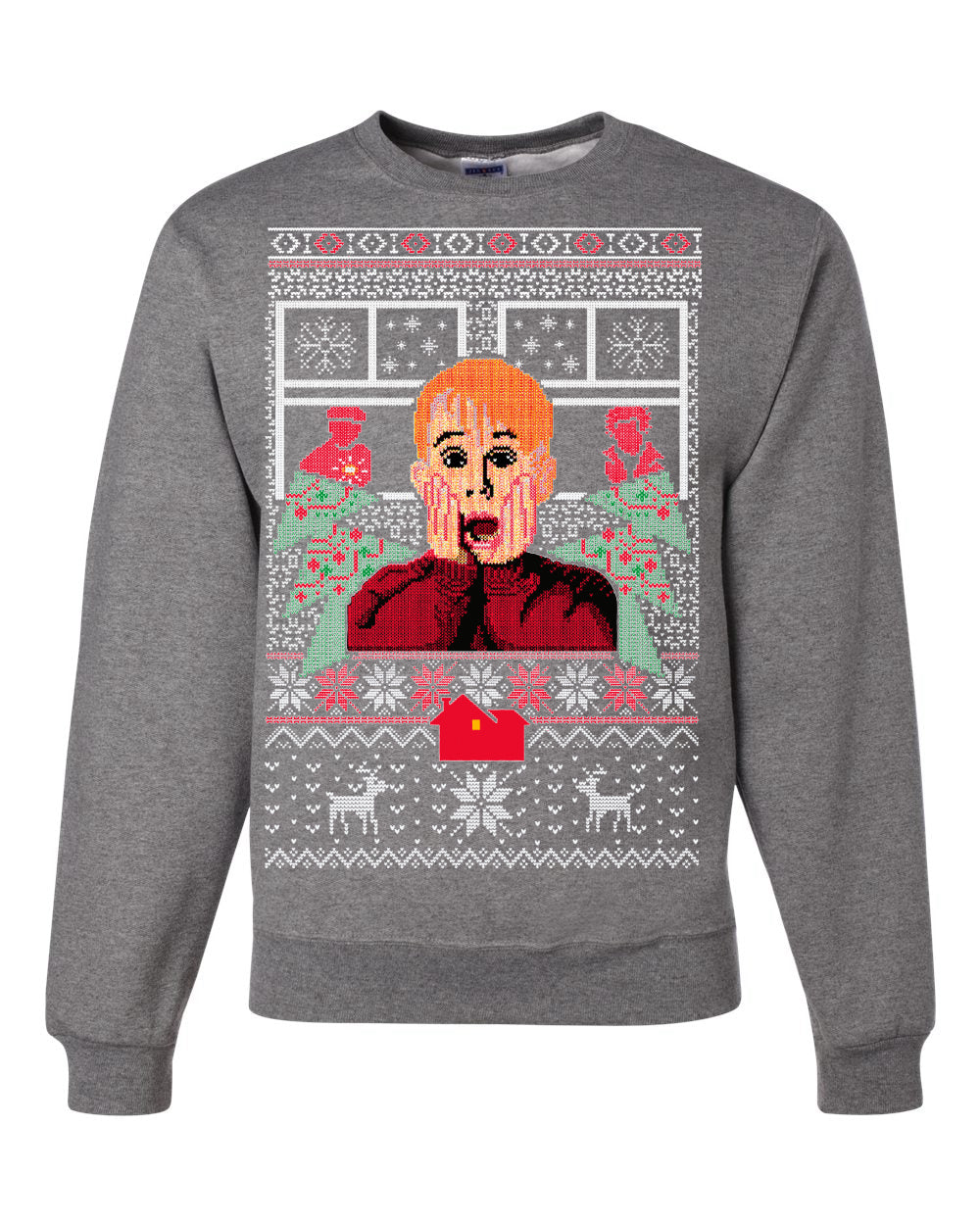 Kevin Merry Xmas Movie Fan Ugly Christmas Sweater Unisex Crewneck Graphic Sweatshirt