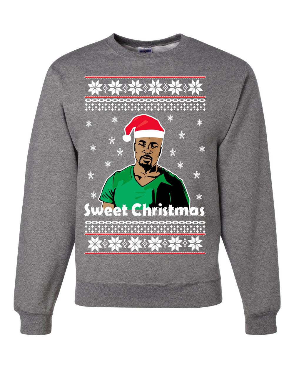 Sweet Christmas Cage TV Quote Merry Ugly Christmas Sweater Unisex Crewneck Graphic Sweatshirt