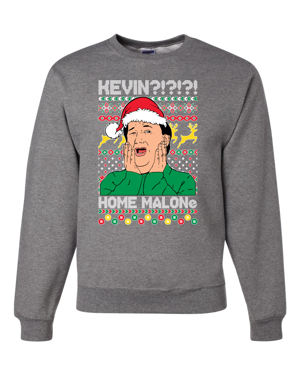 Kevin Home Malone Office Tv Xmas Merry Ugly Christmas Sweater Unisex Crewneck Graphic Sweatshirt