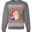 Trump Let’s Go Brandon Ugly Christmas Sweater Unisex Crewneck Graphic Sweatshirt