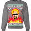 Have A Merry Fieri Christmas  Ugly Christmas Sweater Unisex Crewneck Graphic Sweatshirt