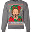 It's Keanu Wreaths Ugly Christmas Sweater Unisex Crewneck Sweatshirt