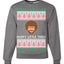 Happy Little Trees  Ugly Christmas Sweater Unisex Crewneck Sweatshirt