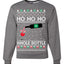 Ho Ho Ho Whole Bottle Wine Spirits Ugly Christmas Sweater Unisex Crewneck Sweatshirt