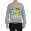 Santa Squad Friends  Ugly Christmas Sweater Unisex Crewneck Graphic Sweatshirt