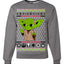 Baby Yoda Xmas Meme Ugly Christmas Sweater Unisex Crewneck Sweatshirt