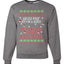 Elf on A Shelf But Epstein Didn't Kill Himself Merry Ugly Christmas Sweater Unisex Crewneck Graphic Sweatshirt