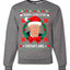 Merry Christmas Snowflake Trump Merry Ugly Christmas Sweater Unisex Crewneck Graphic Sweatshirt
