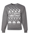 It's A Magical Christmas Wizard Merry Ugly Christmas Sweater Unisex Crewneck Graphic Sweatshirt