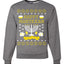 Happy Hannukah Menorah Candle Channukah Merry Ugly Christmas Sweater Unisex Crewneck Graphic Sweatshirt