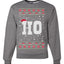 Christmas Ho Merry Ugly Christmas Sweater Unisex Crewneck Graphic Sweatshirt