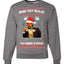 Leo Laughing Dank Meme When They Realize The Eggnog is Spiked Merry Ugly Christmas Sweater Unisex Crewneck Graphic Sweatshirt